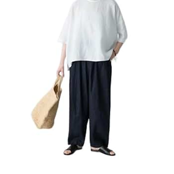 かぐれ デニムボリュームパンツ フリーサイズ 日本製 かぐれ｜デニムボリュームパンツ | Rakuten Fashion(楽天
